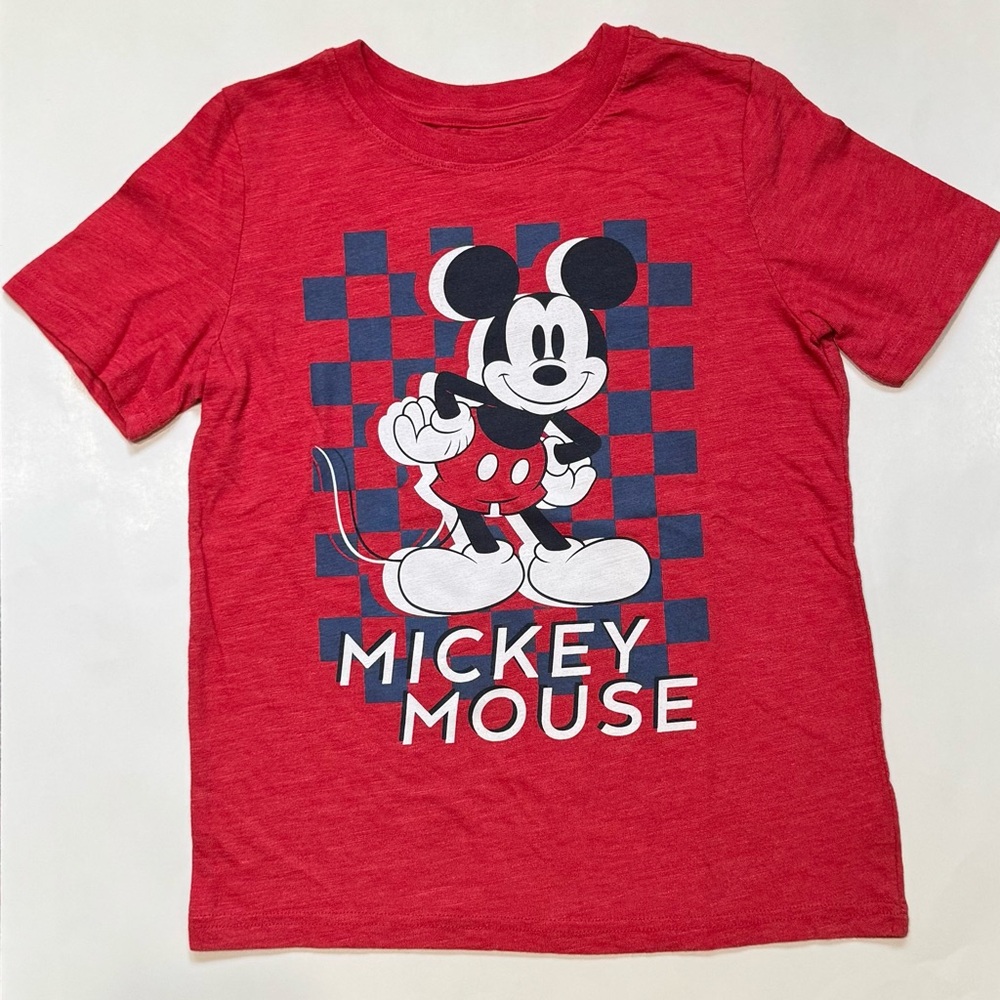 Disney (Jumping Beans) Red Mickey Mouse Short Sleeve Tee